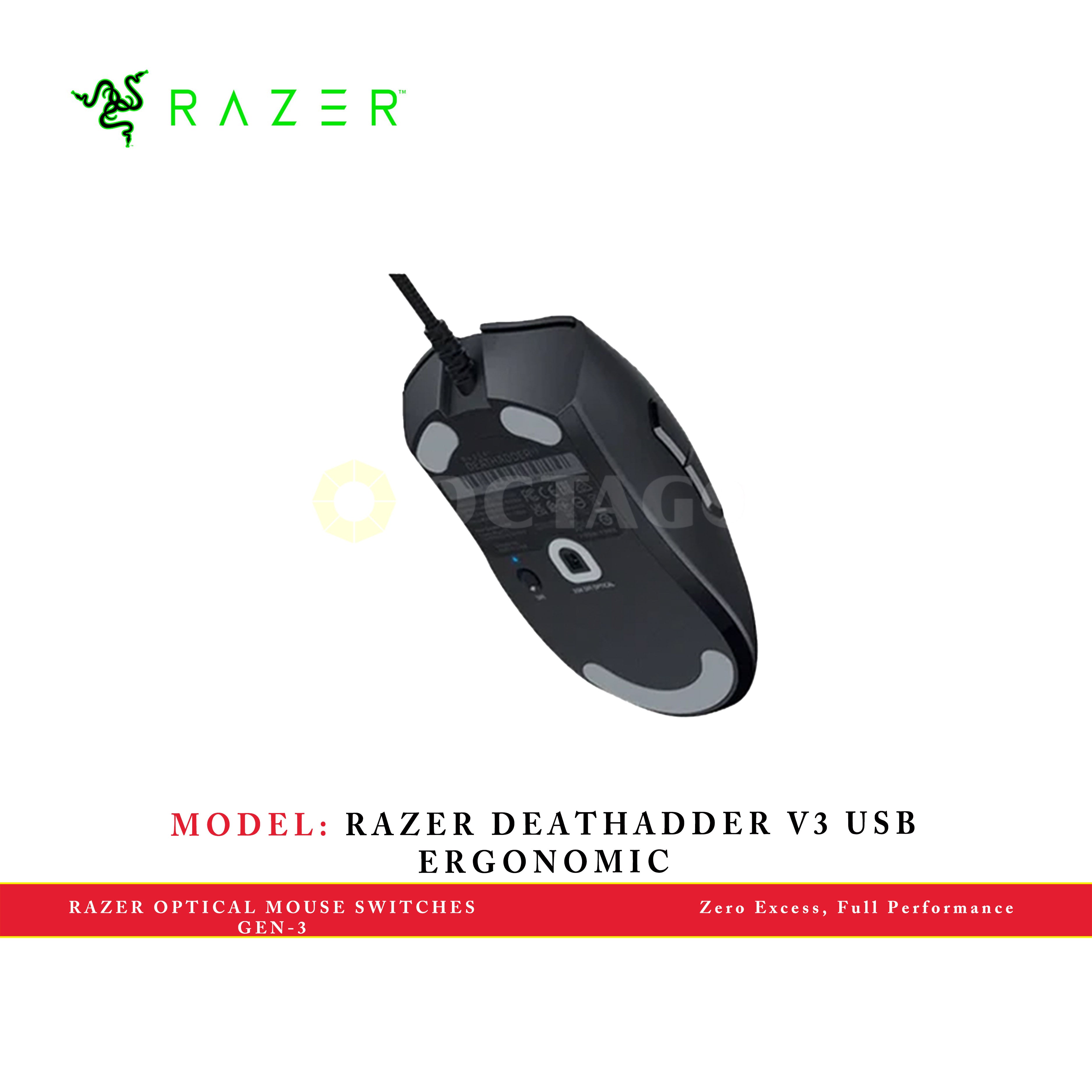 RAZER DEATHADDER V3 USB ERGONOMIC