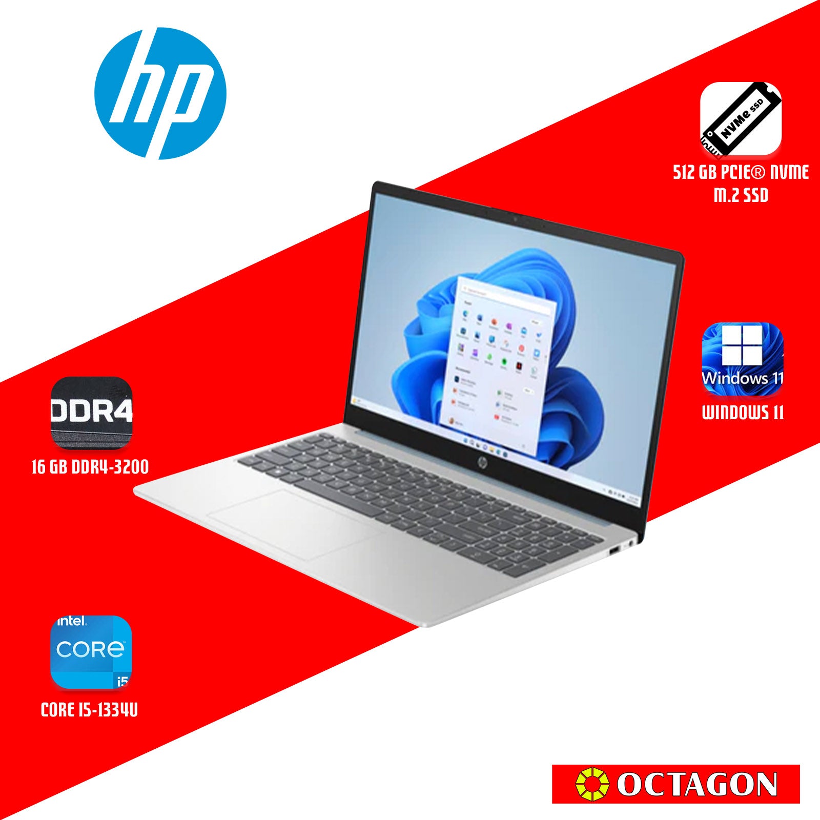 HP 15-FD0252TU/ CORE I5-1334U/ 16GB DDR4