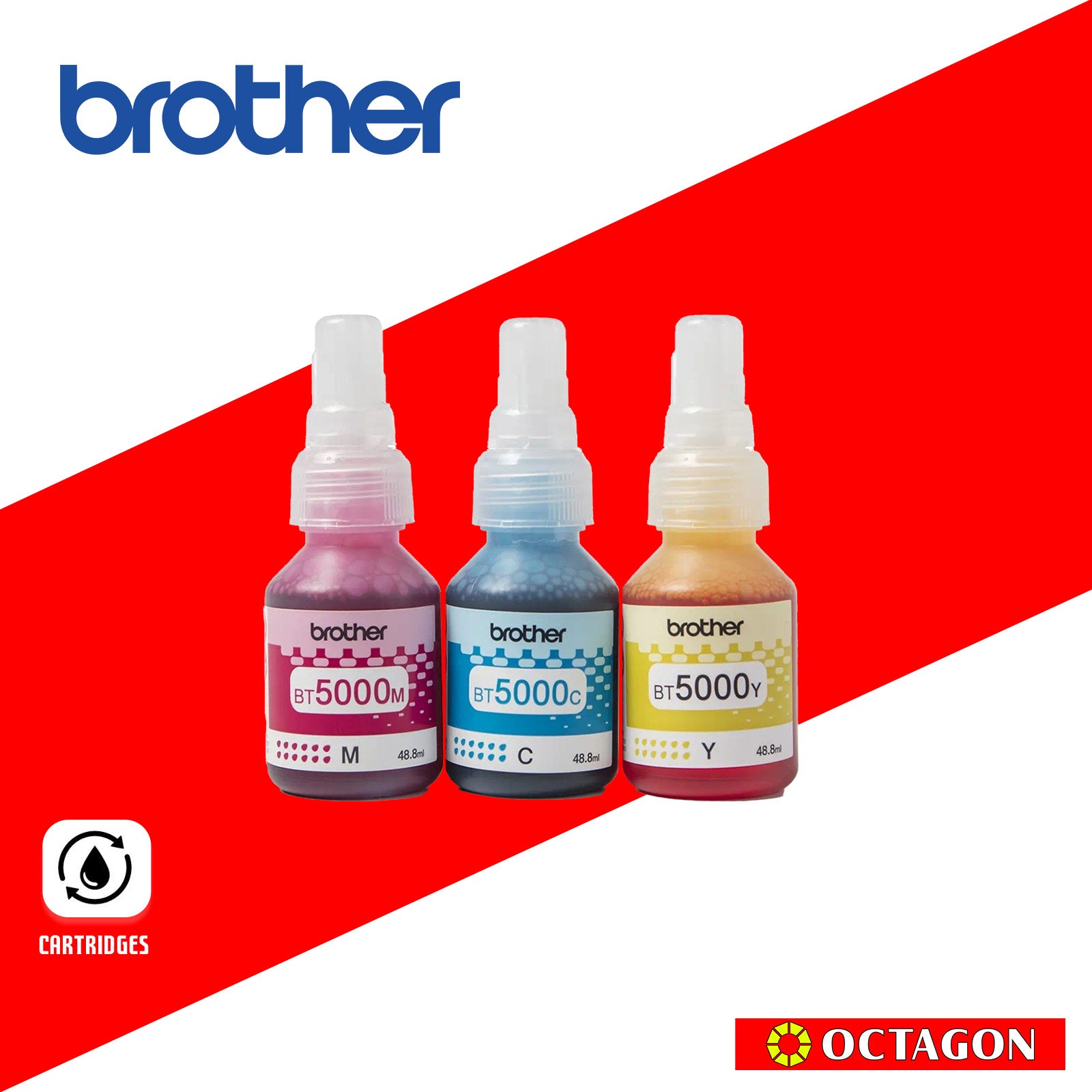 BROTHER BT-5000 COLOR (CMY) PACK