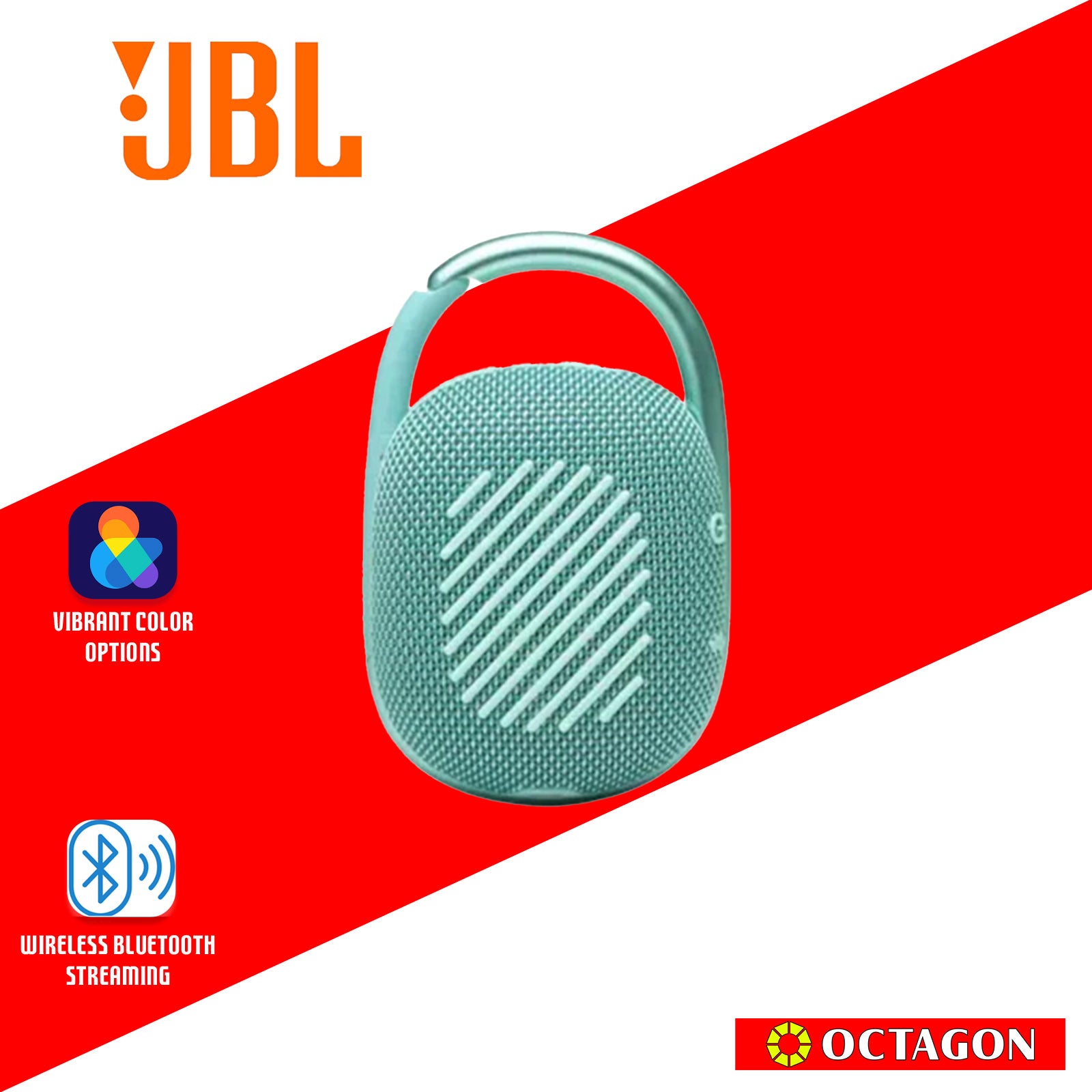 JBL CLIP 4 TEAL BT SPEAKER ULTRA