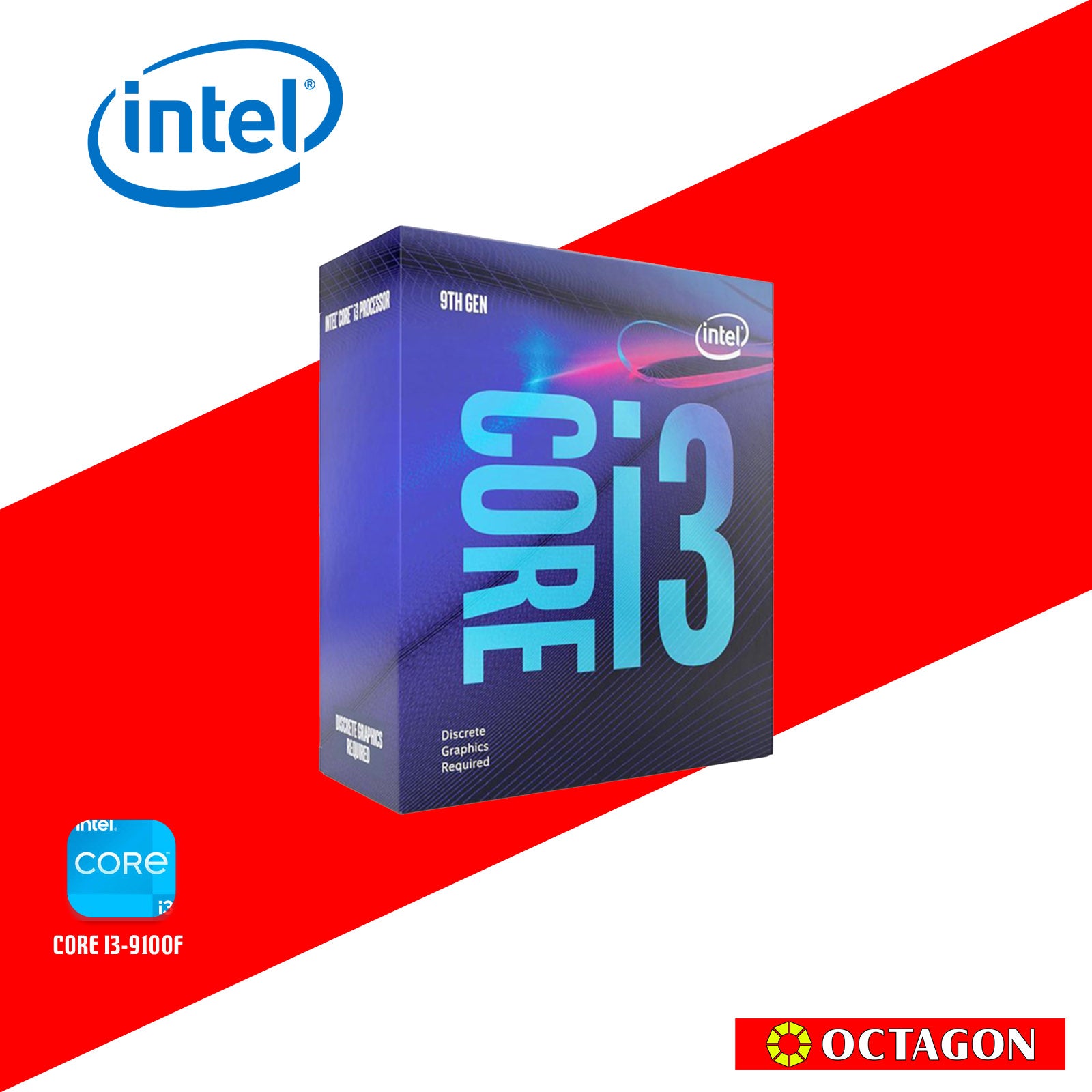 INTEL CORE I3-9100F 3.6GHZ