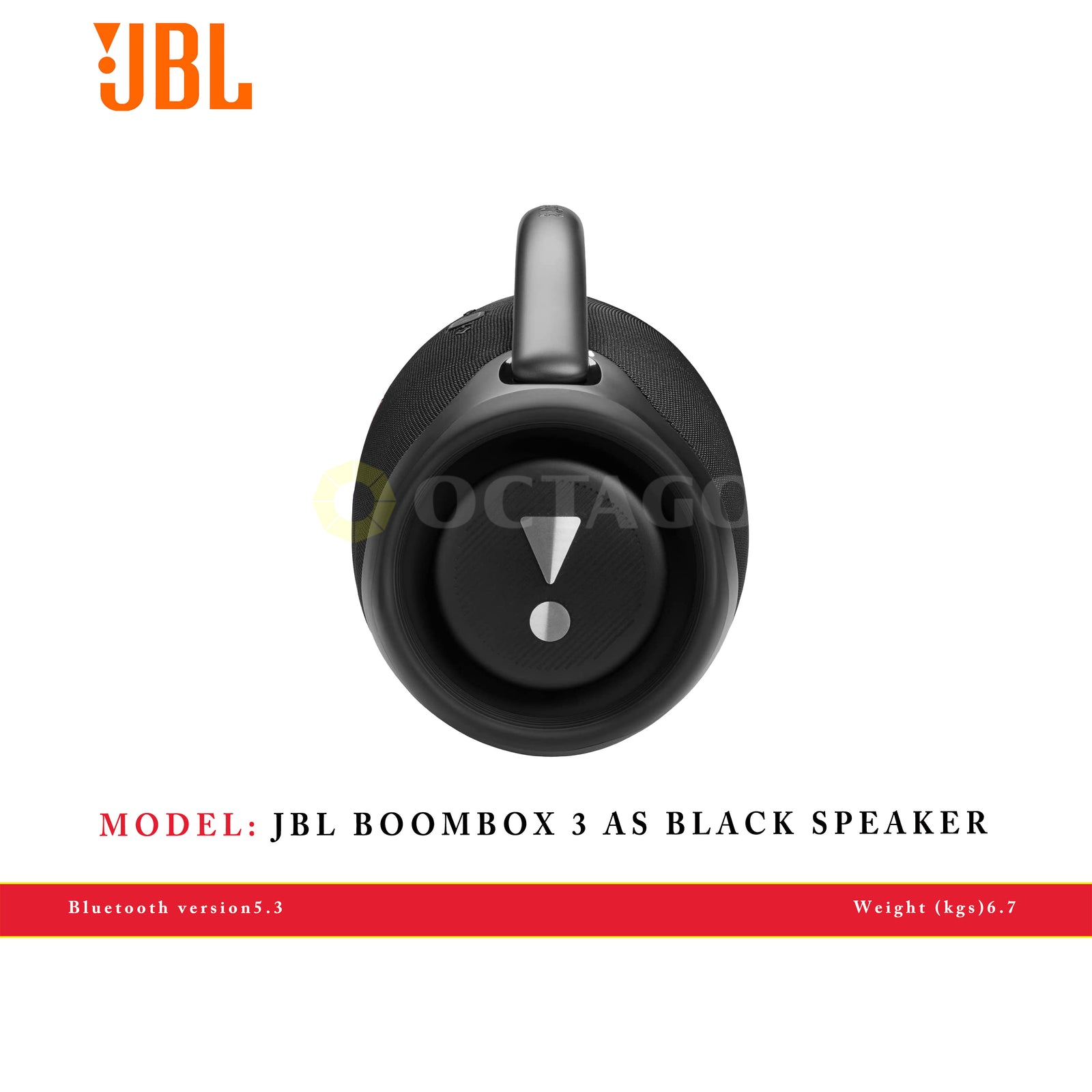 JBL BOOMBOX 3 AS BLACK SPEAKER