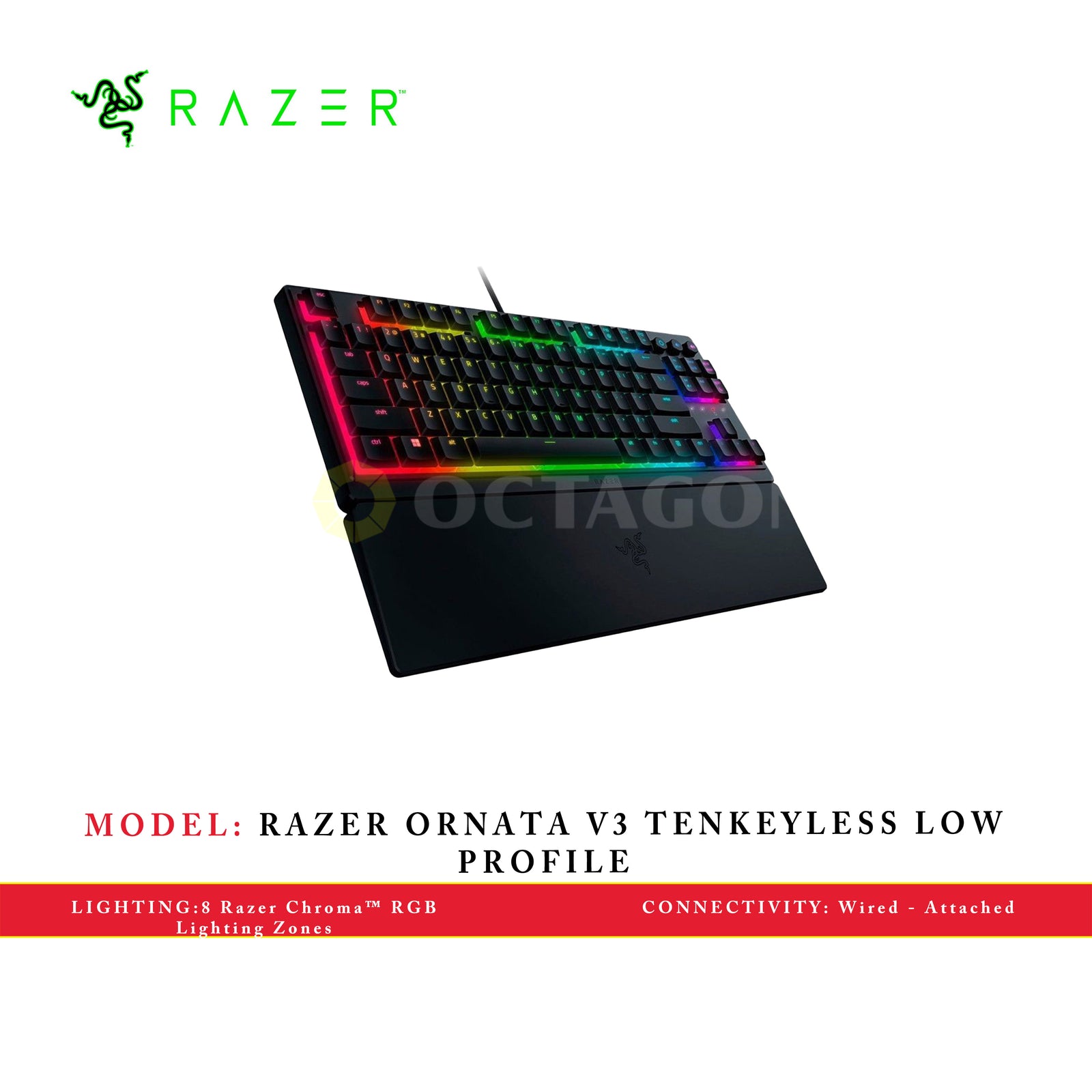 RAZER ORNATA V3 TENKEYLESS LOW PROFILE KEYBOARD