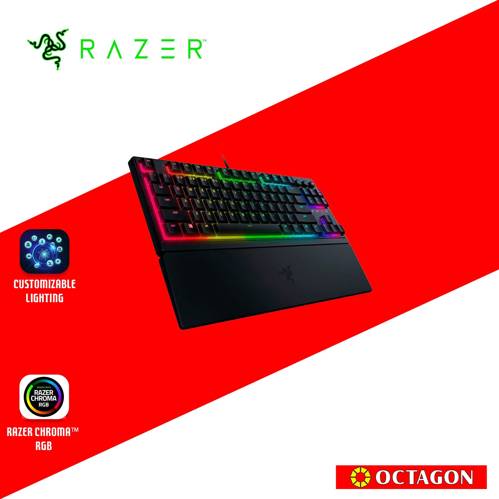 RAZER ORNATA V3 TENKEYLESS LOW PROFILE KEYBOARD