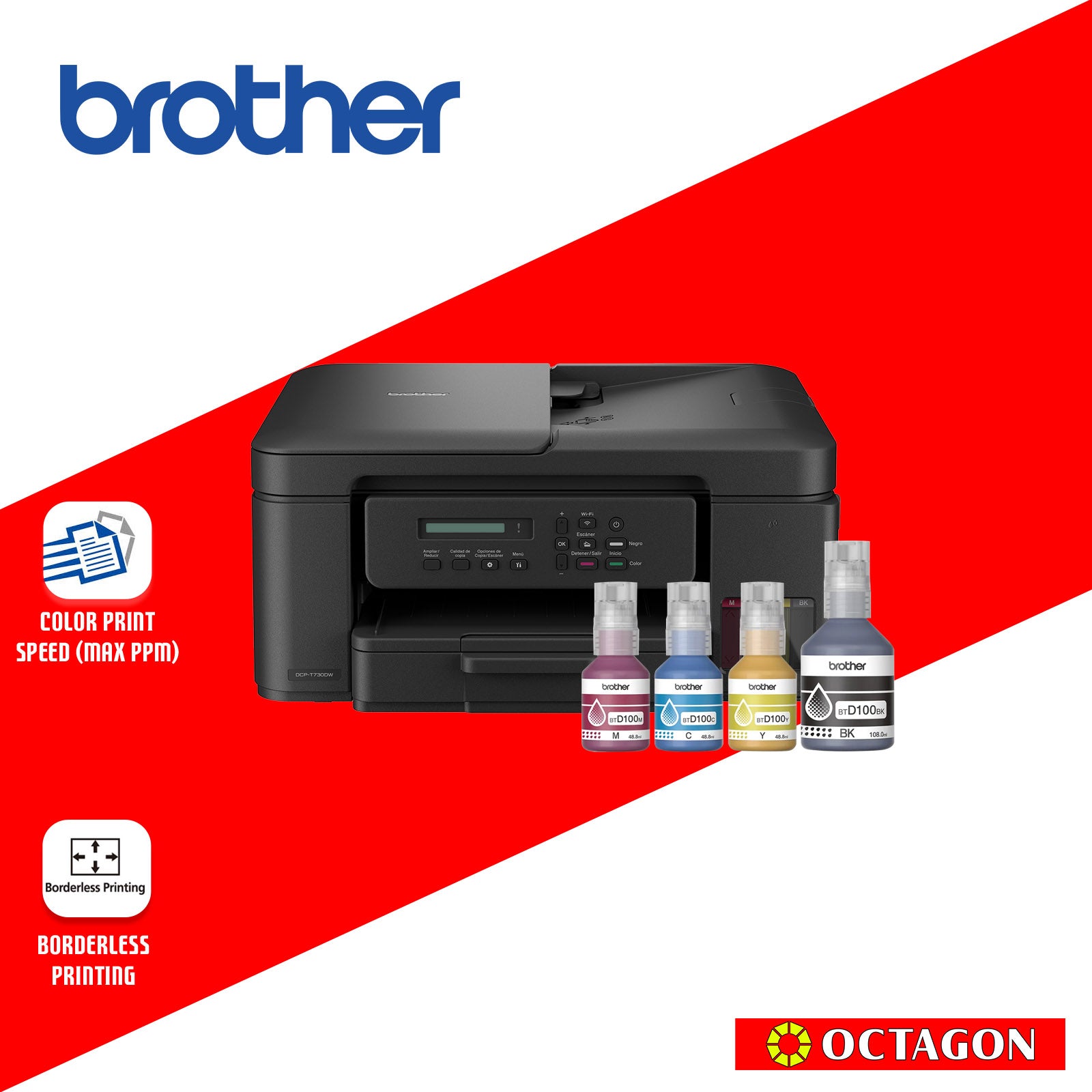 BROTHER DCP-T730W 3IN1 PRINTER