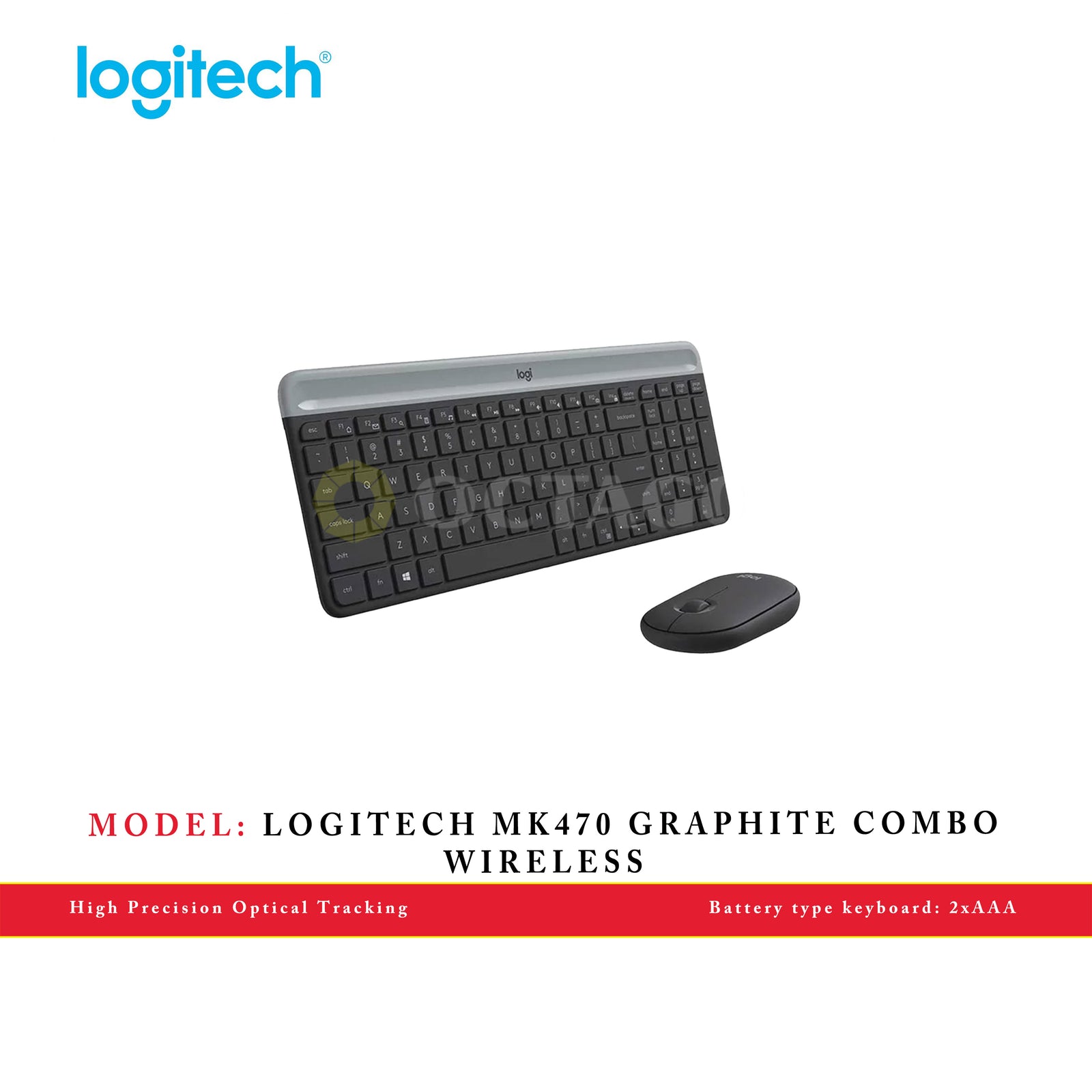 LOGITECH MK470 GRAPHITE COMBO WIRELESS