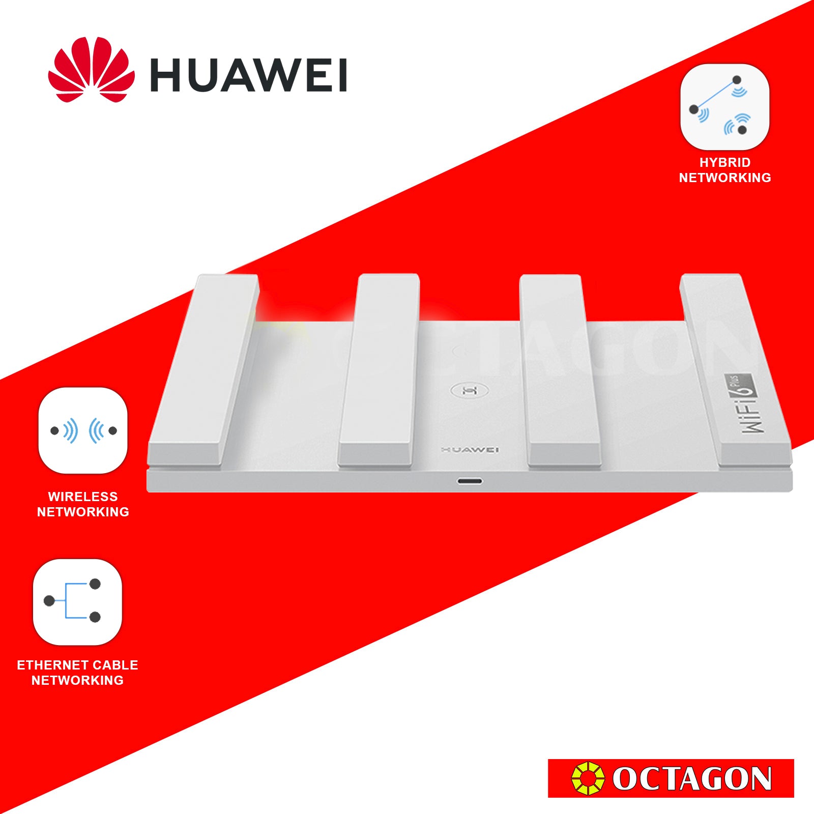 HUAWEI AX3 QUAD-CORE WIFI 6 PLUS 300MBPS