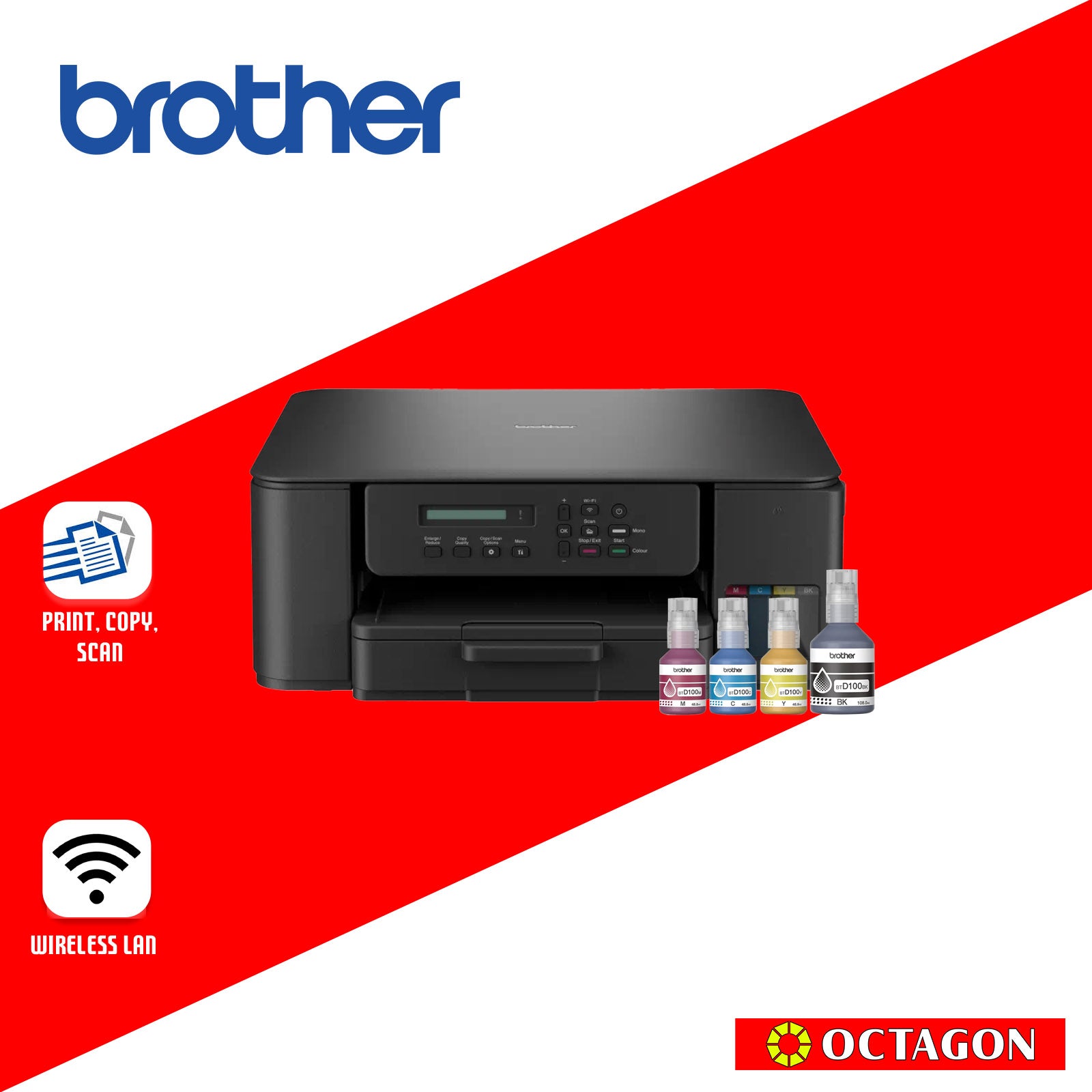 BROTHER DCP-T530W 3IN1 PRINTER