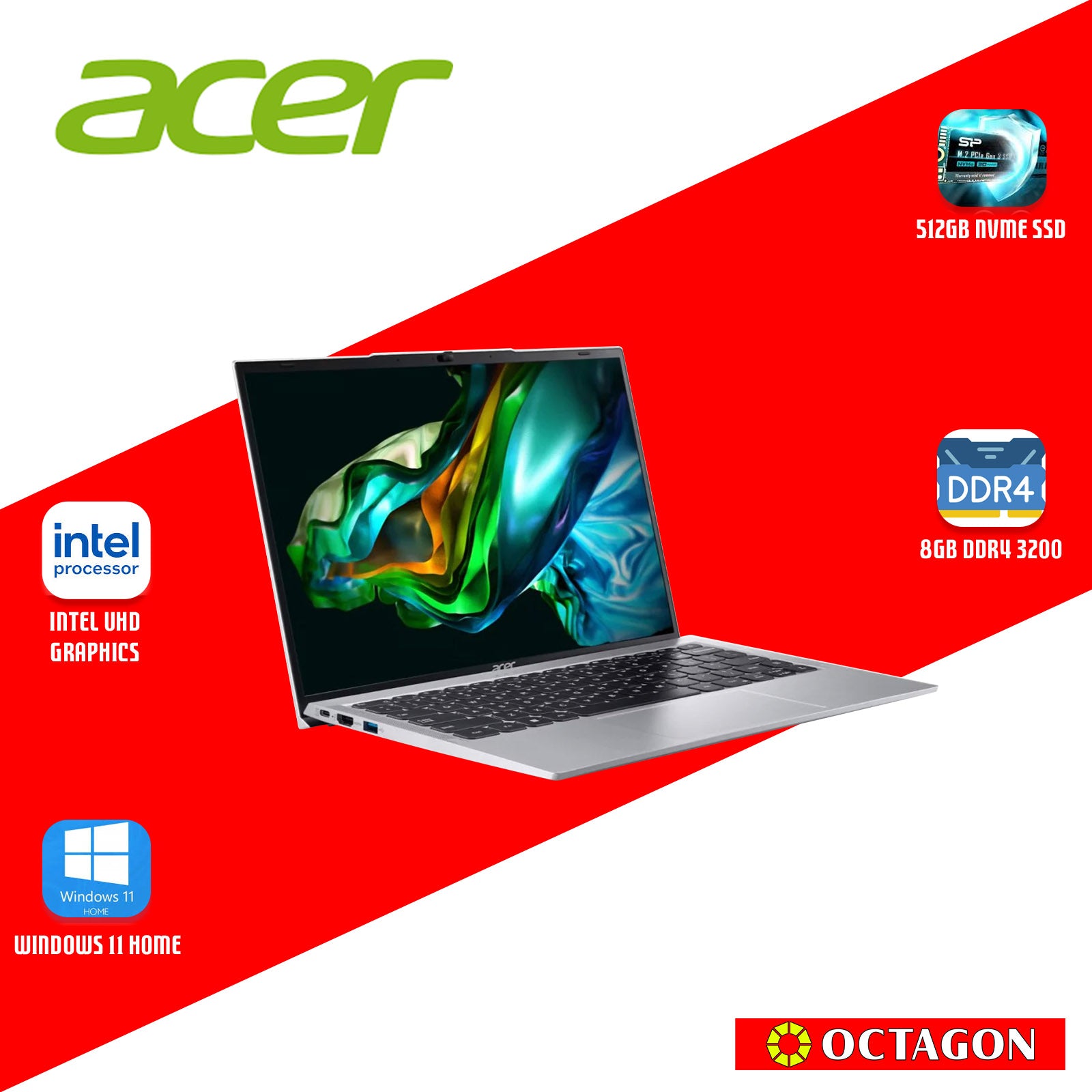 ACER ASPIRE LITE AL14-51M-57H1/ CORE I5-1235U