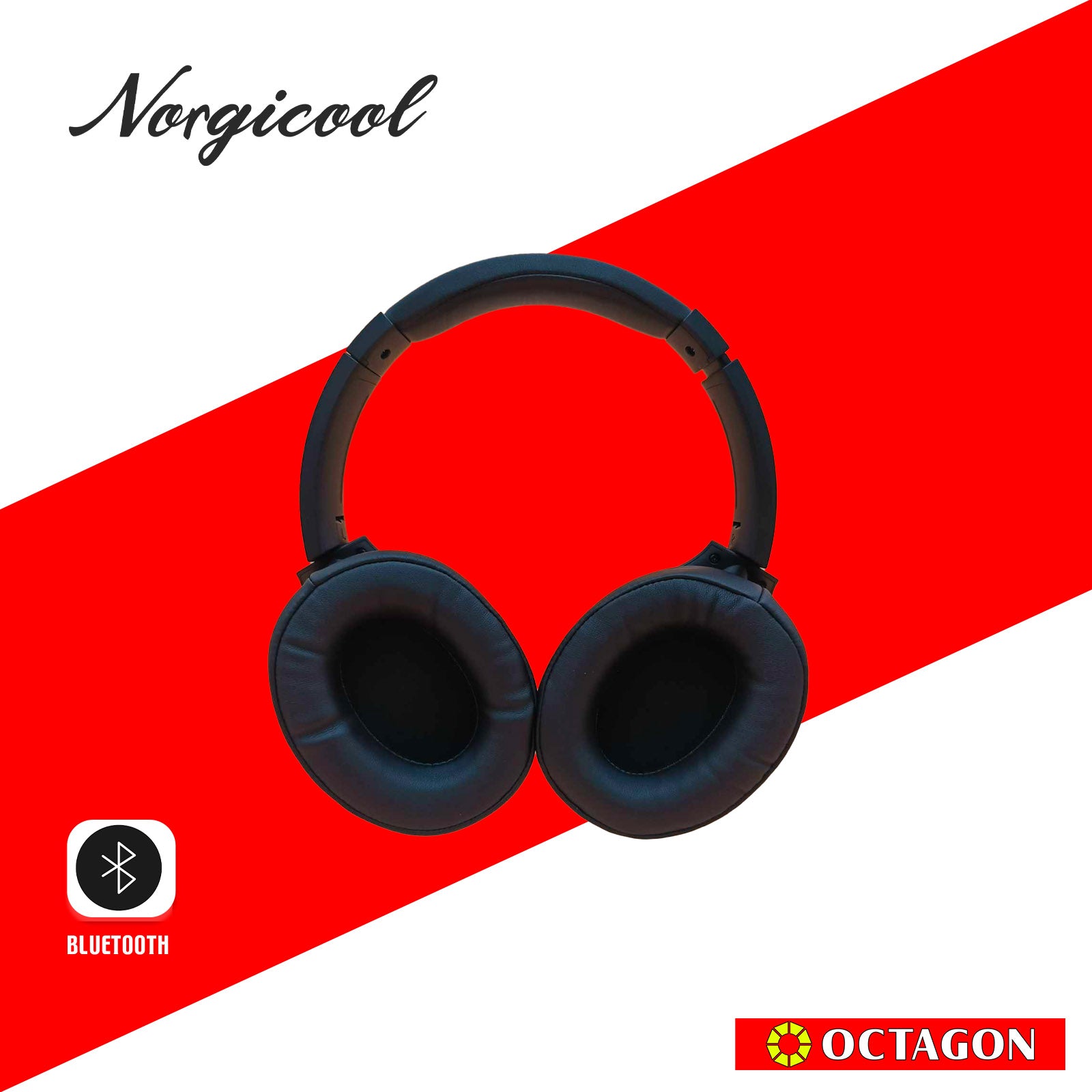 NORGICOOL H165-BK ANC HEADSET BLUETOOTH V5.2 FOLDABLE