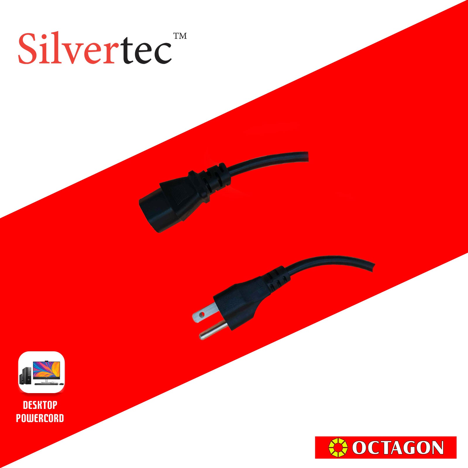 CABLE LINK2.0 FC02-1 DESKTOP POWERCORD (EPC-02) 1.8M BLACK 0.5MM US TYPE