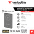 VERBATIM 66908 POWER PACK 5000MAH MAGNETIC WIRELESS CHARGING (GREY)