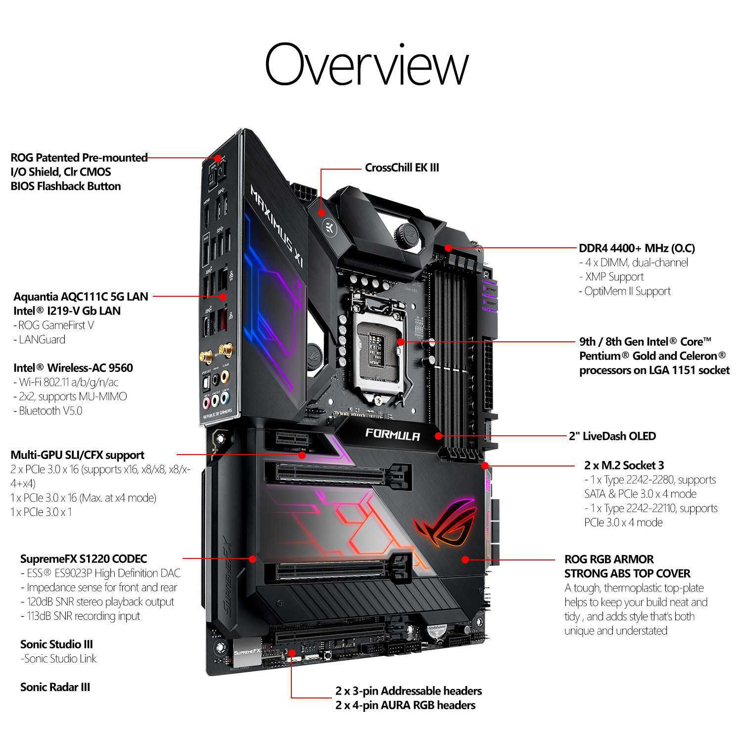 ASUS ROG MAXIMUS XI FORMULA (WIFI-AC)