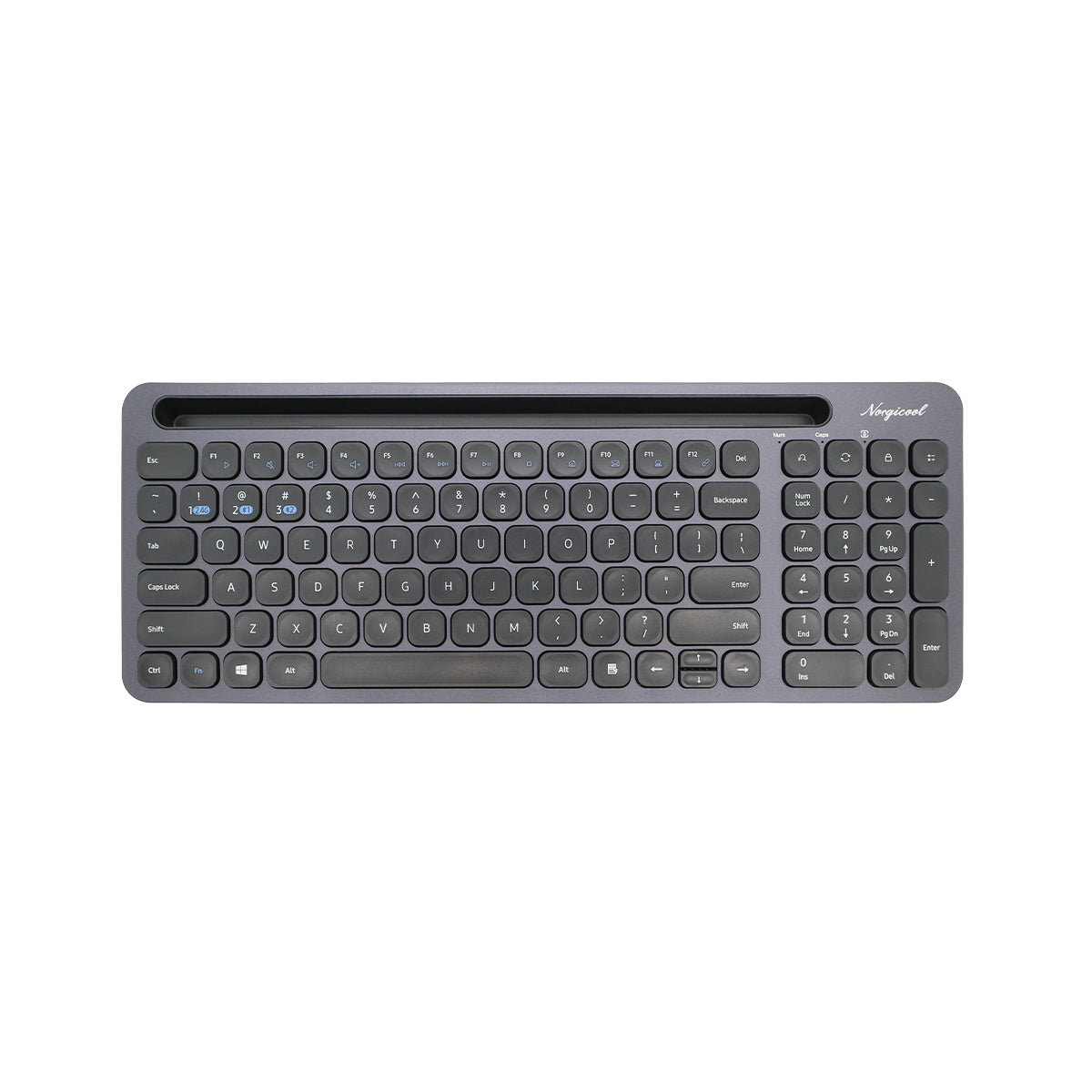 NORGICOOL NK12-CG WL/BT KEYBOARD MULTI-DEVICE