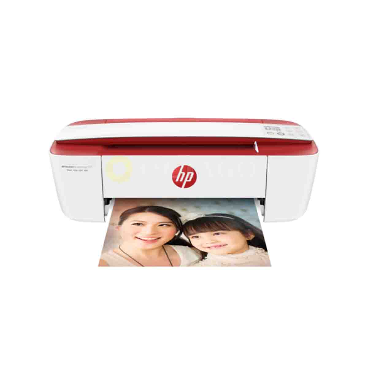 HP DESKJET INK ADVANTAGE 3777 AIO WIRELESS PRINTER - CARDINAL RED (#680 BK/CLR)