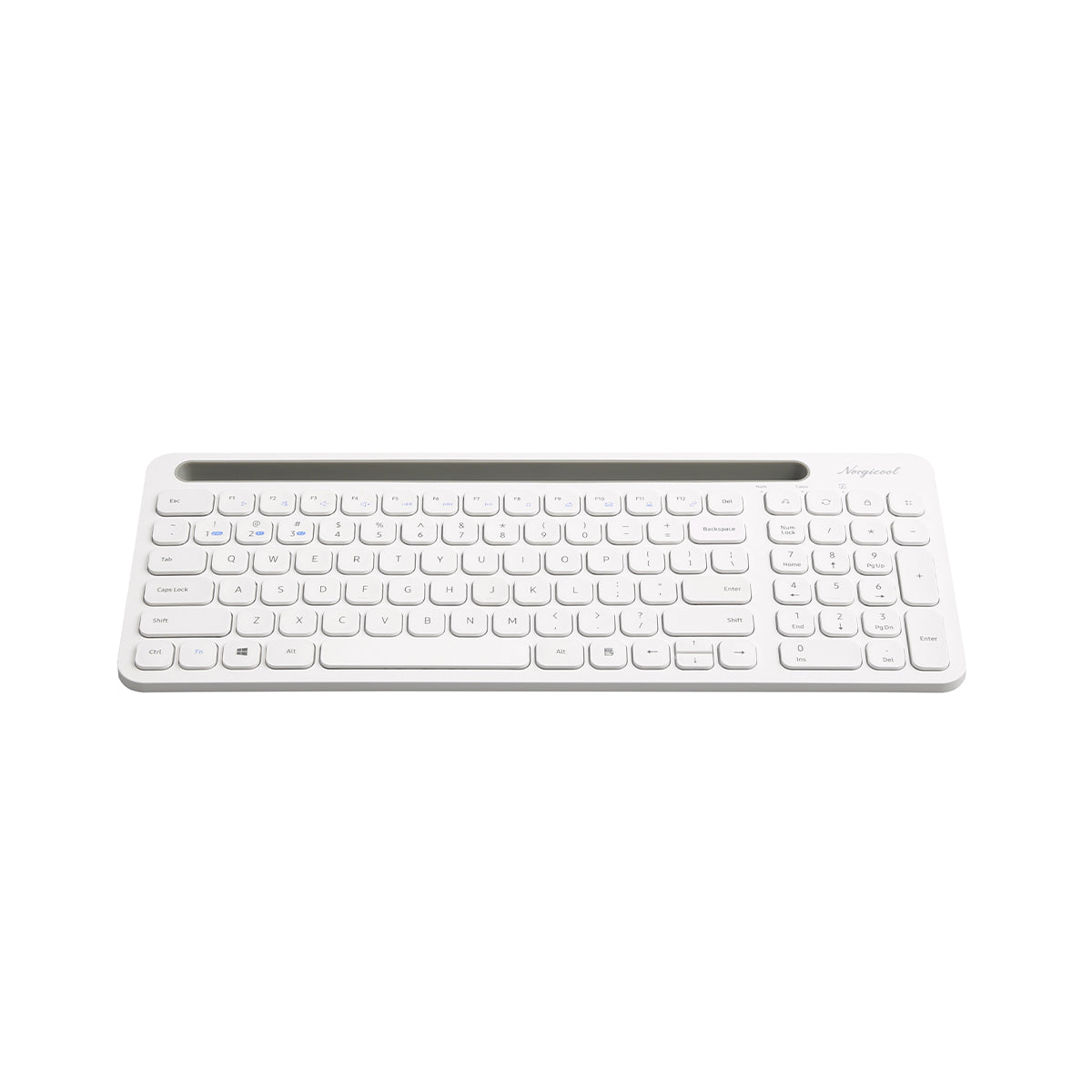 NORGICOOL NK12-WH WL/BT KEYBOARD MULTI-DEVICE