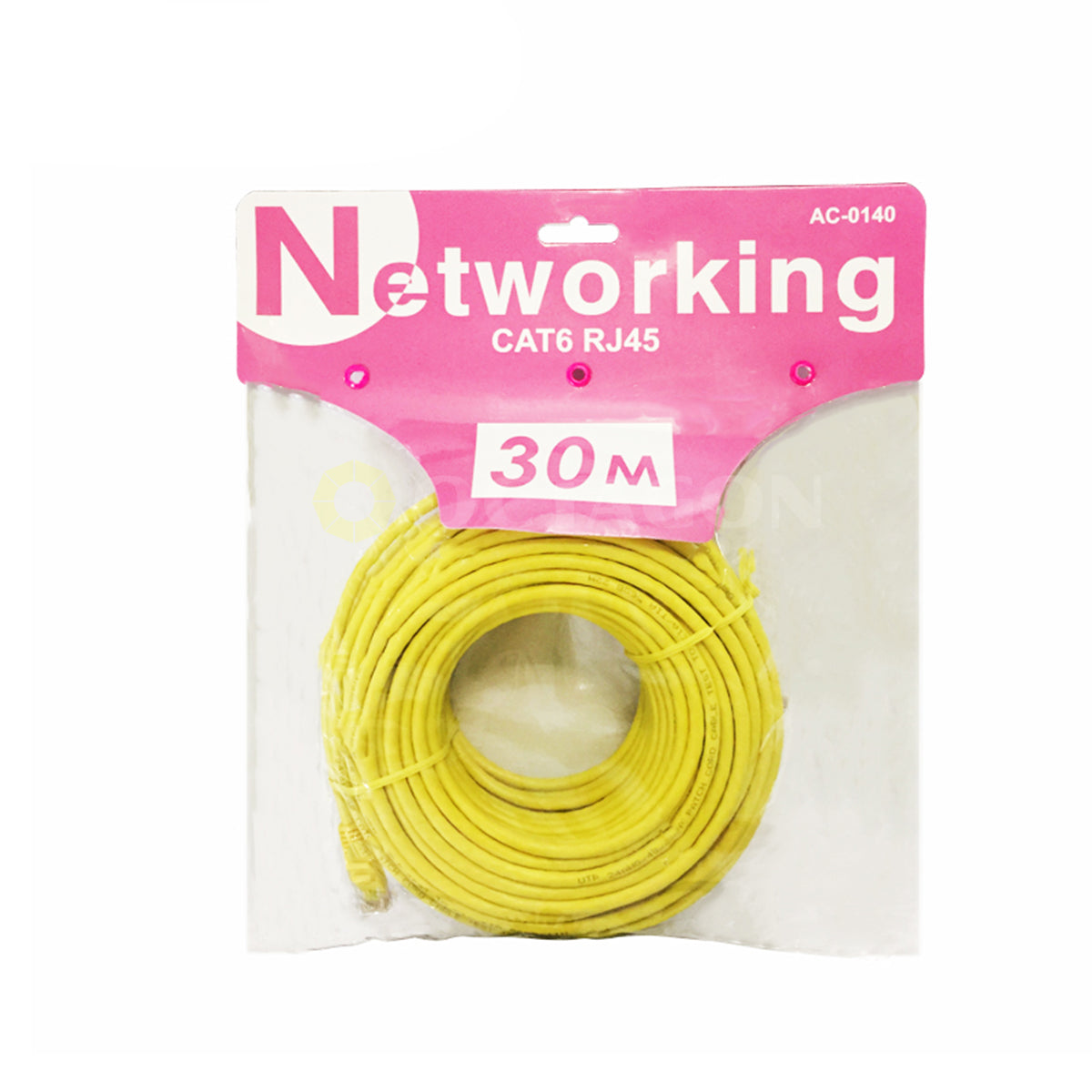 SILVERTEC AC-0134 CAT5E RJ45 30M YELLOW