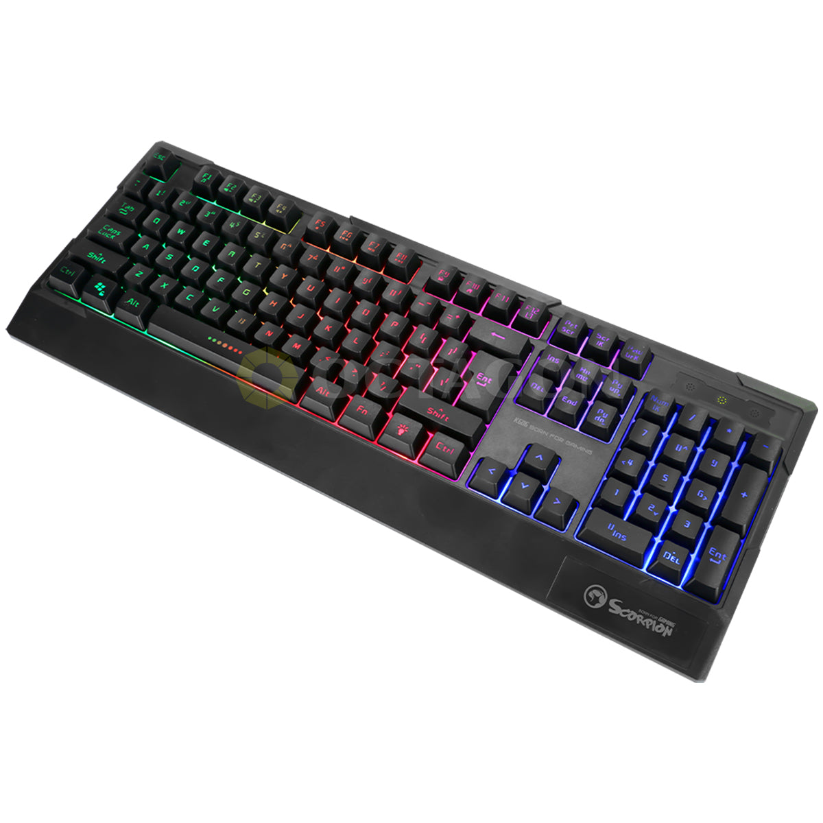 SCORPION K606 MEMBRANE USB LED GAMING KB