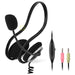 A4 TECH HS-5P 2X3.5MM MIC NECKBAND STEREO PC HEADSET