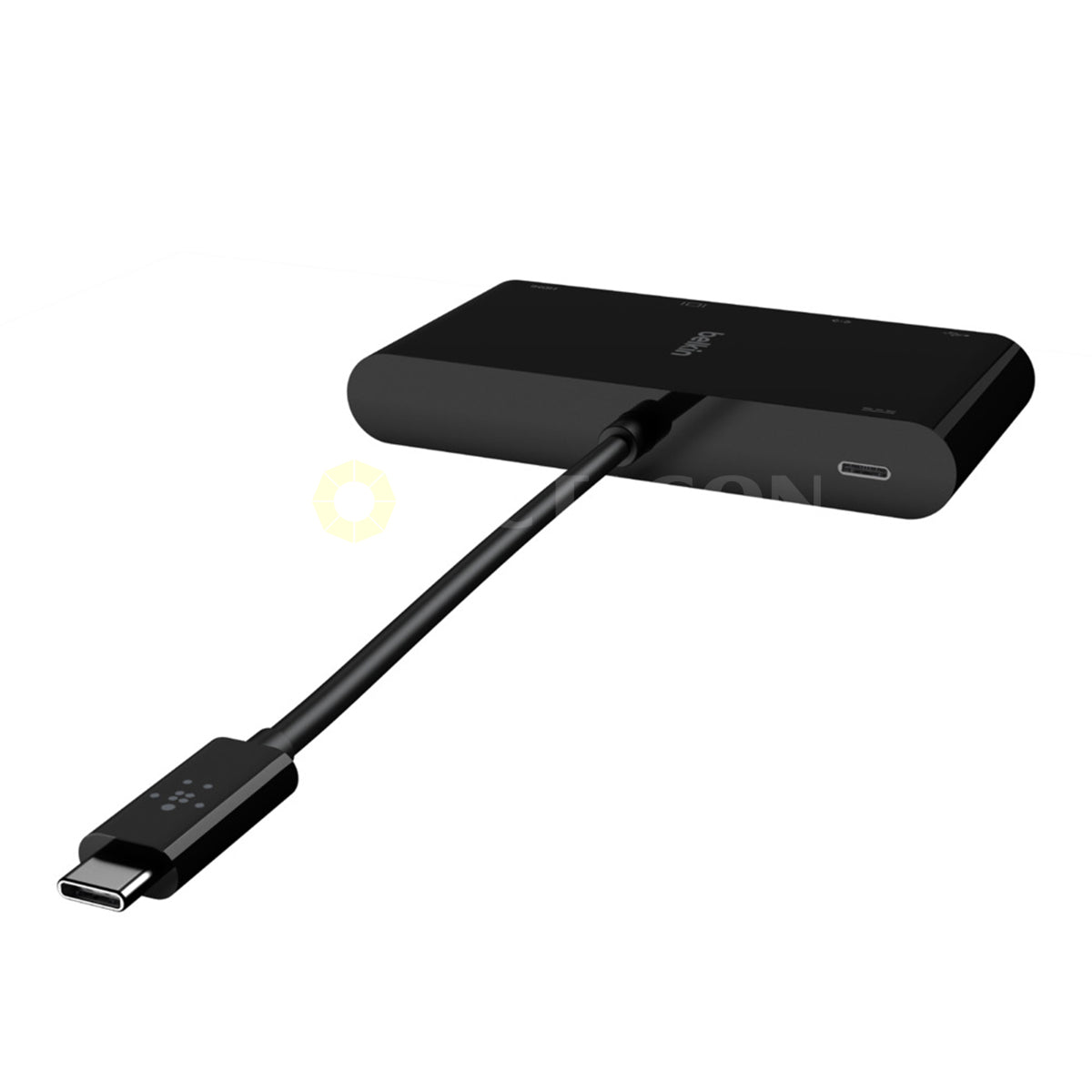 BELKIN USB-C TO LAN/HDMI/VGA/USB3.0 GIGABIT/4K/100W/PD BLACK CHARGE ADAPTER THUNDERBOLT 3 AVC004BTBK