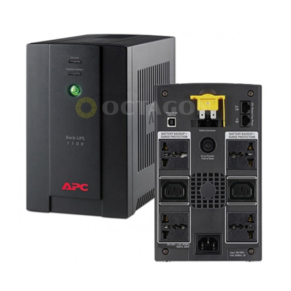 APC BACK-UPS BX1100LI-MS 1100VA/ 550W – Octagon Computer Superstore