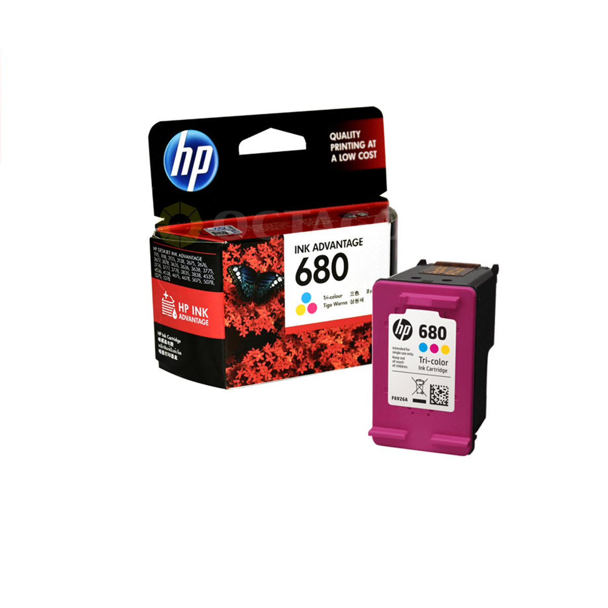 HP F6V26AA (#680) COLOR INK CARTRIDGE